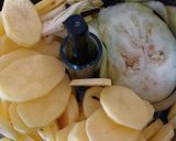 Une image de l'étape 1 de Poulet à la broche et son plat de légumes au Cook Expert.