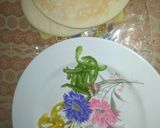 A picture of step 6 of Pizza with shawarma bread and without cheese.