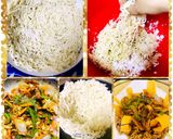 A picture of step 1 of Homemade Ching’s Chinese basket noodles.