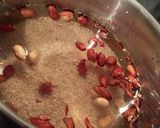 A picture of step 2 of Qinoa & peanuts breakfast porridge (Vegetarian).