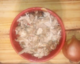 Foto del paso 1 de la receta: Fideos con pollo en salsa