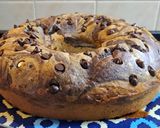 Foto del paso 4 de la receta: Budín de bananas marmolado