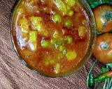 आलू मटर टमाटर की सब्जी (aloo matar tamatar ki sabzi recipe in Hindi) रेसिपी चरण 3 फोटो