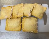 A picture of step 2 of Tofu Aburaage Fry.