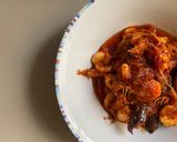 Foto langkah ke 7 dari resep Goreng udang terong cabai merah.