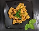 A picture of step 8 of Crispy Mint Pakoda (fritters) - Quick & Easy Evening Snack.