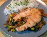 Foto del paso 9 de la receta Salmón en Papillote con salsa Teriyaki