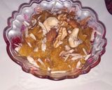 A picture of step 1 of Kaddu ka halwa.