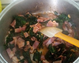 Foto del paso 4 de la receta: Potaje de garbanzos con bacon ahumado y espinacas