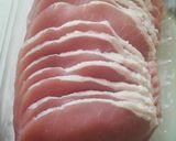 A picture of step 1 of Grandma’s Pork Loin in Sauce.