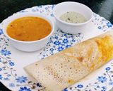 A picture of step 3 of Masala dosa.