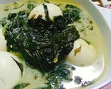 Foto langkah ke 4 dari resep Sayur Daun Singkong & Telur.