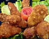 A picture of step 10 of Super Crispy Chicken Strips Bouquet.