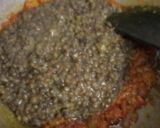 A picture of step 3 of Whole masoor dal.