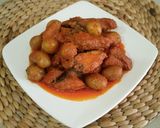 Foto langkah ke 2 dari resep Rendang ikan tuna.