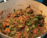 A picture of step 8 of Green lentil curry for babies & adults.
