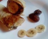 صورة لخطوة 1 من وصفة ساندويش الموز و التمر :)