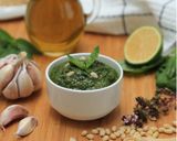 صورة لخطوة 1 من وصفة حمص بالريحان 🍃