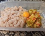 Foto del paso 4 de la receta: Revuelto de merluza con pimientos y patata