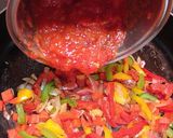 A picture of step 5 of Tomato Vegetable Garden Pasta.