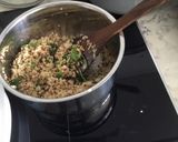 A picture of step 3 of Grilled chicken served with Quinoa.