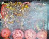 Foto del paso 9 de la receta: Hamburguesas a caballo con vegetales saltados