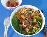 Hình bước làm 8 của món Bò sốt vang (ăn bún hoặc bánh mỳ)