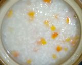 Hình bước làm 3 của món Cháo Sườn Tía Tô Hành Lá Giải Cảm