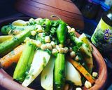 A picture of step 3 of Moroccan Vegetable Tagine.