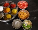 A picture of step 1 of Kathiyawadi Sev Tomato Sabji.