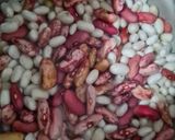 A picture of step 1 of Taco bell special Beans Chalupa.