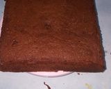 A picture of step 3 of Choclate cream cheese cake.