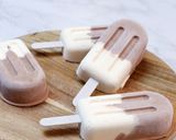 Foto del paso 7 de la receta Polo bicolor chocolate y vainilla - Moldes de helado apilables | Lékué