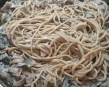 Foto del paso 6 de la receta: Espaguetis con champiñones