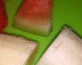 Une image de l'étape 1 de Brochette de pastèque et de banane.