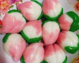 Hình bước làm 4 của món Chè trôi nước trái đào tiên