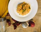 A picture of step 4 of Corn spaghetti.