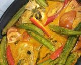 Gambar langkah 7 resipi Kari kepala ikan style mama.