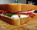 Foto del paso 2 de la receta: SANDWICHS Con🥑Aguacate, Mortadela y Chorizo Español...!😋