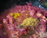A picture of step 8 of Paneer (cottage cheese) beetroot gravy curry recipe.