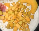 A picture of step 1 of Red Pumpkin Creamy Bharta.