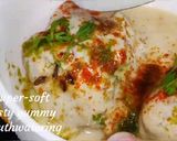 A picture of step 4 of Dahi (curd)phulki /dahi bhalla recipe.
