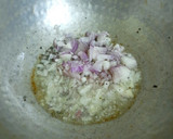 A picture of step 1 of Madurai muttai kari dosa / Madurai egg keema dosa.