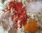 A picture of step 4 of Waffle masala sandwich.