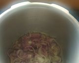 A picture of step 2 of Soya pulav.