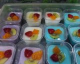 Foto langkah ke 4 dari resep Milk Silky Pudding Buah.