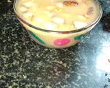 A picture of step 6 of Pasiparu payasam moong dal kheer.