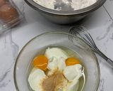 Foto langkah ke 3 dari resep Muffin Bayam Keju(Savory Muffin No Mixer Praktis).