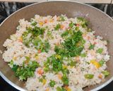 A picture of step 8 of Fried brown rice.