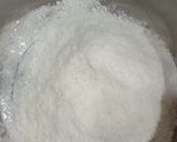 A picture of step 1 of Coconut mice mithai.